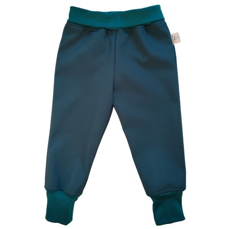 Waterproof softshell pants Emerald